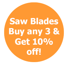 SAW BLADES  any 3 10% off